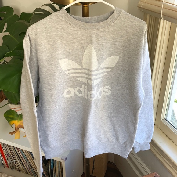 adidas Sweaters - Grey Adidas Sweatshirt